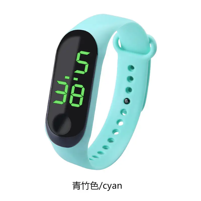 Red Digital Touch Bracelet Watch for Kids - Image 8