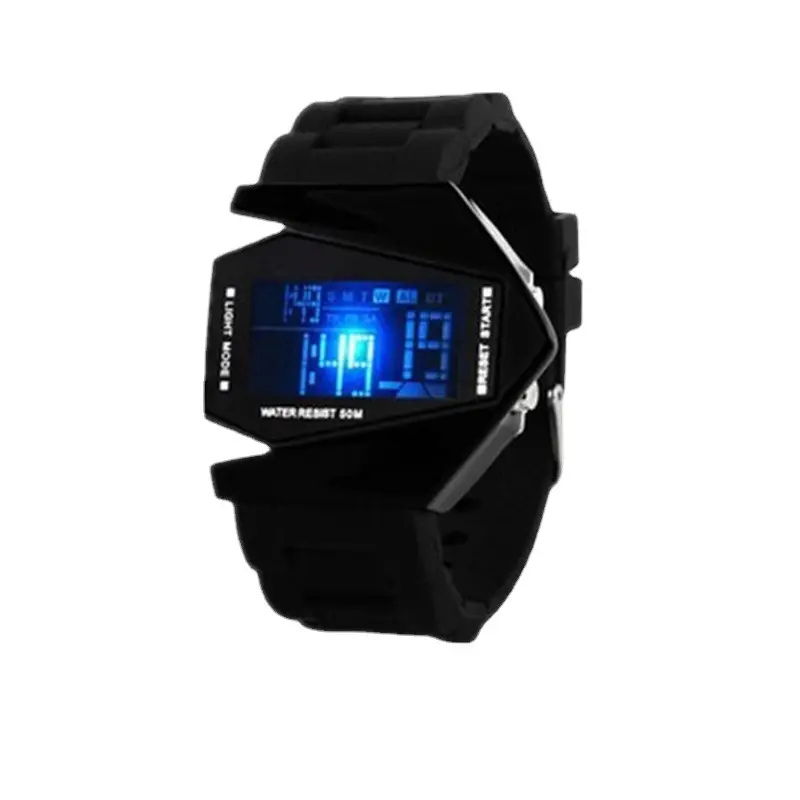 Black LCD Digital Multifunctional Watch for Men - Image 7