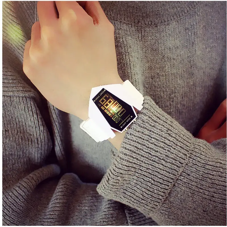 Black LCD Digital Multifunctional Watch for Men — feature 12