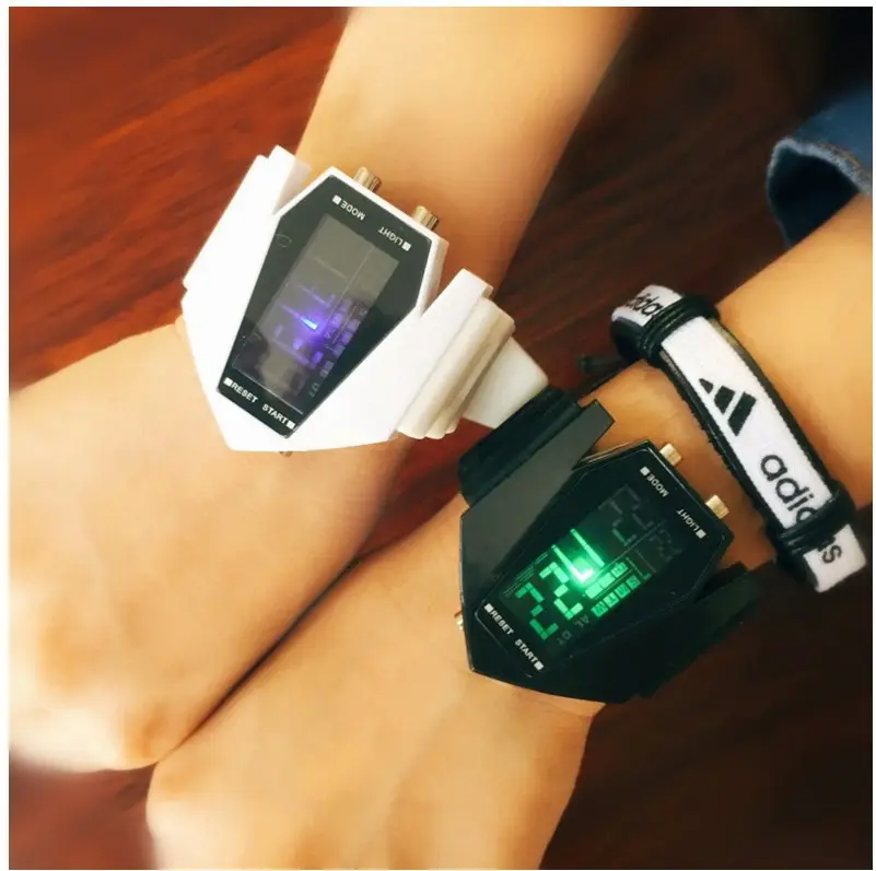 Black LCD Digital Multifunctional Watch for Men — feature 14