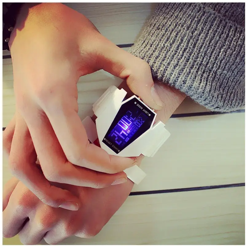 Black LCD Digital Multifunctional Watch for Men — feature 9