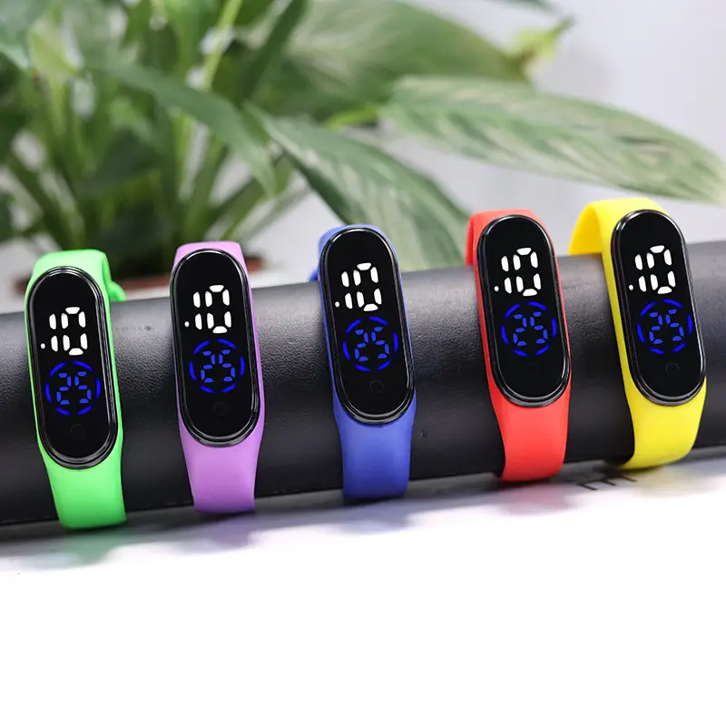 Blue Digital Touch Screen Watch for Men Women — feature 2