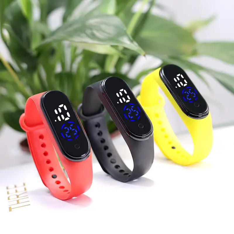 Blue Digital Touch Screen Watch for Men Women — feature 7