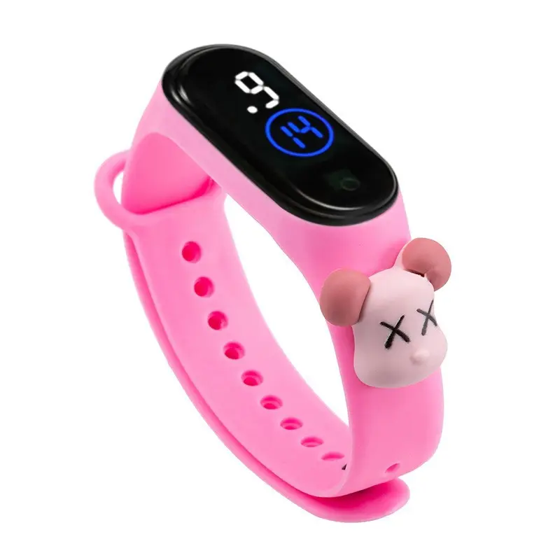 Pink Cartoon Doll Touch Screen Smart Watch - Image 16