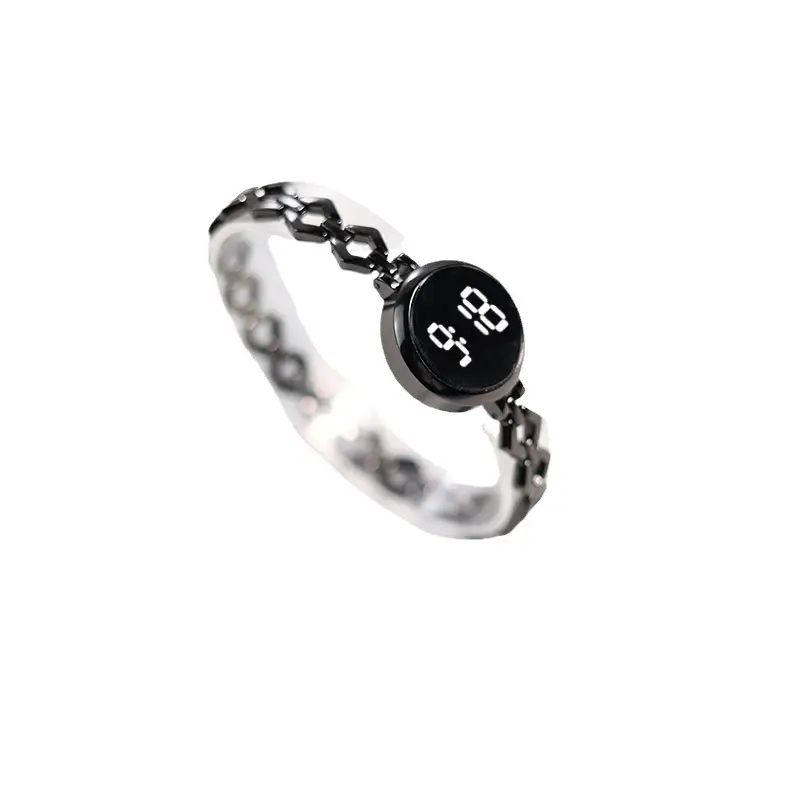 Rose Gold Korean Style Electronic Bracelet Watch - Image 6