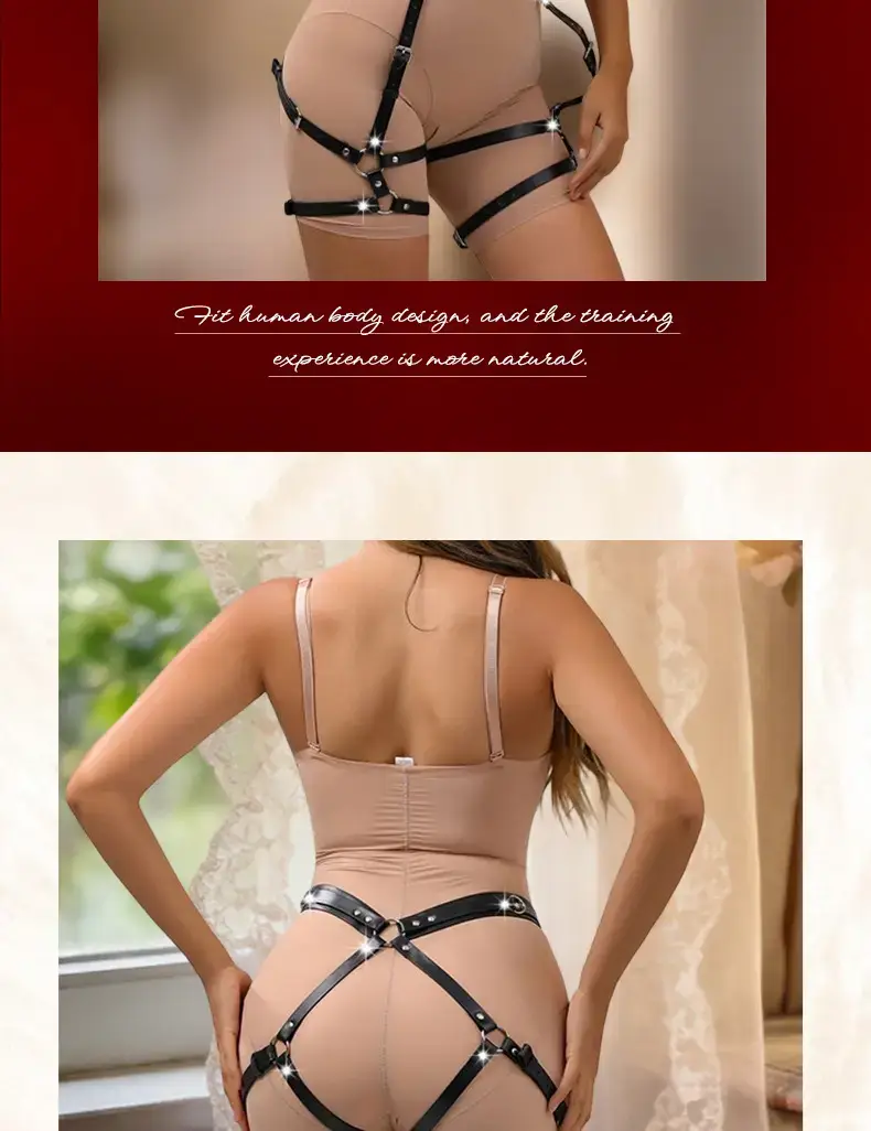 Adjustable Leather Body Restrainer Belt for Women — feature 7