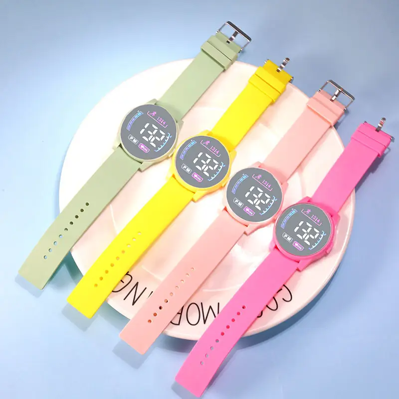 Pink Digital Watch for Girls with LED Display — feature 3