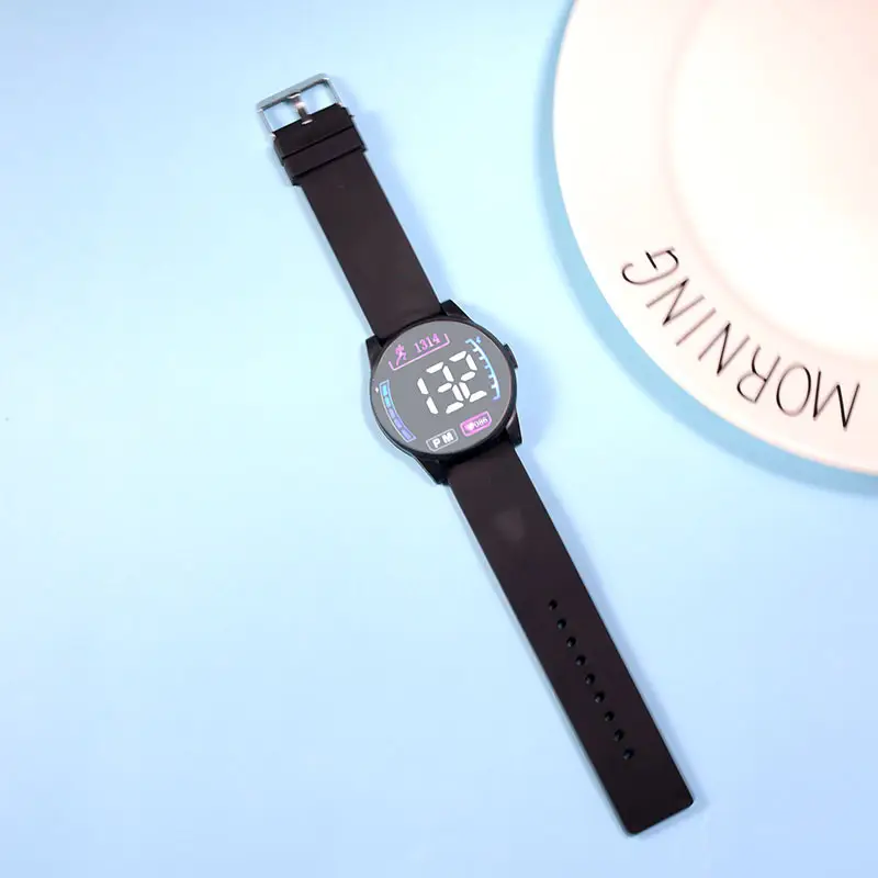 Pink Digital Watch for Girls with LED Display — feature 5