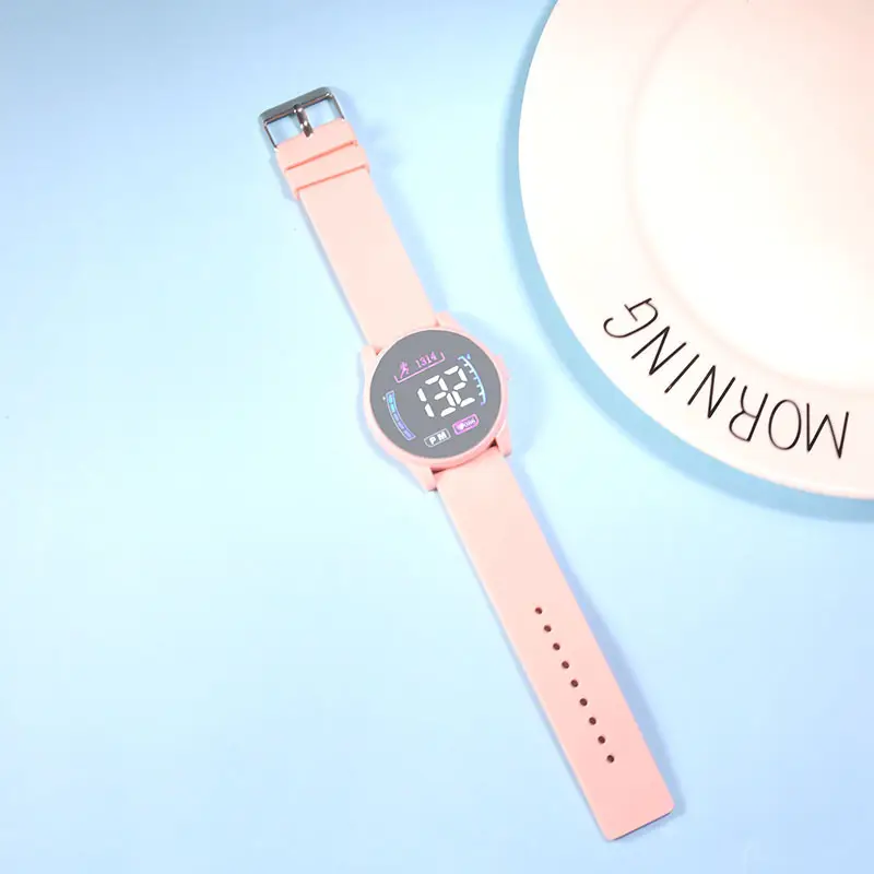 Pink Digital Watch for Girls with LED Display - Image 5