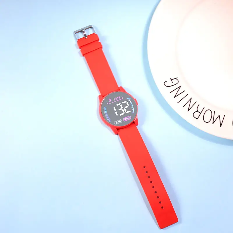 Pink Digital Watch for Girls with LED Display - Image 6