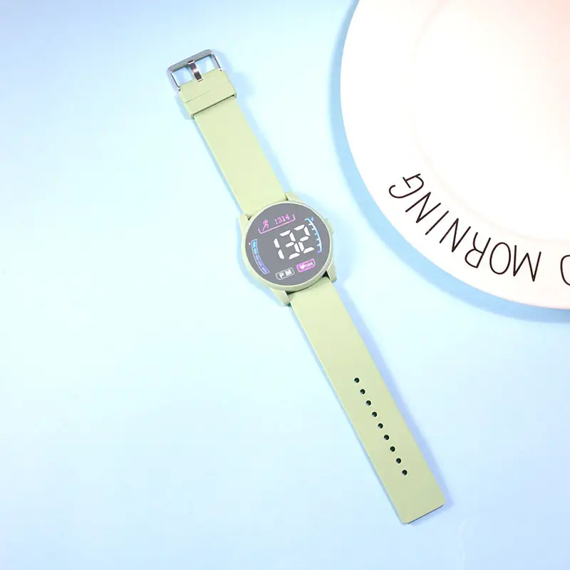 Pink Digital Watch for Girls with LED Display - Image 8