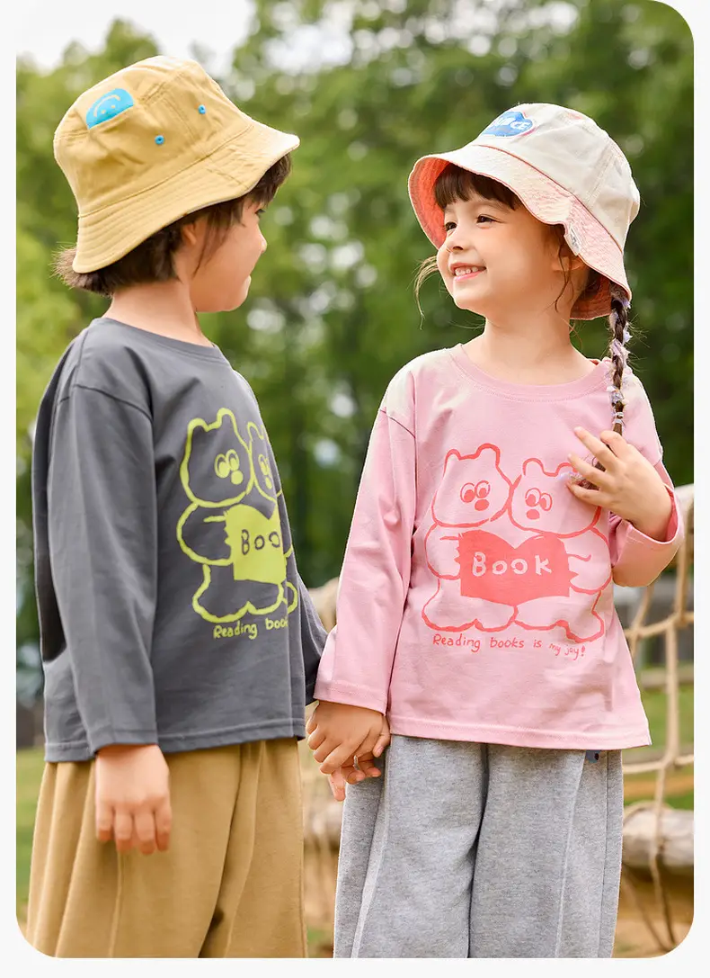 Cotton Antibacterial Boys T-Shirt Autumn Style — feature 10