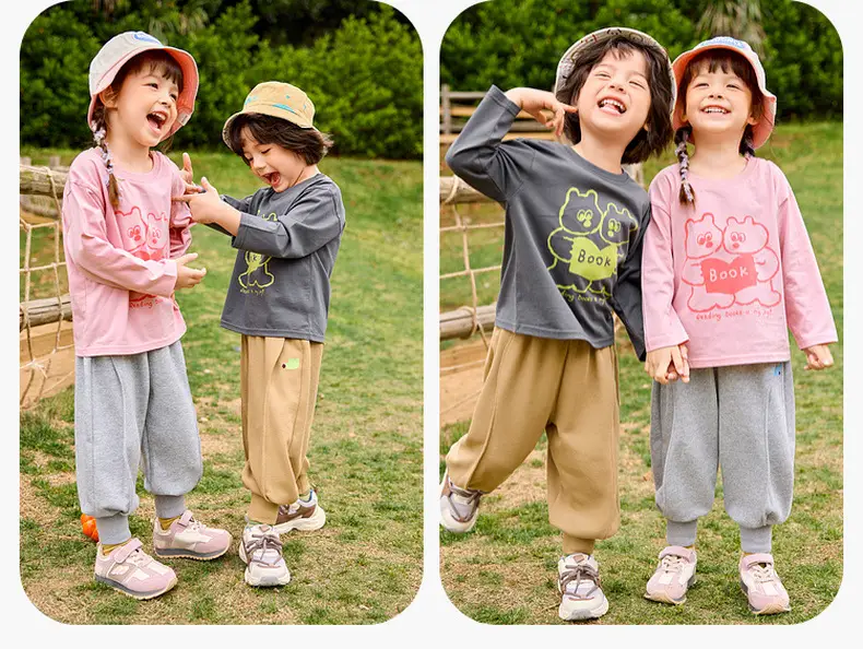 Cotton Antibacterial Boys T-Shirt Autumn Style — feature 11
