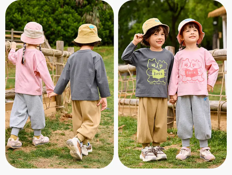 Cotton Antibacterial Boys T-Shirt Autumn Style — feature 13