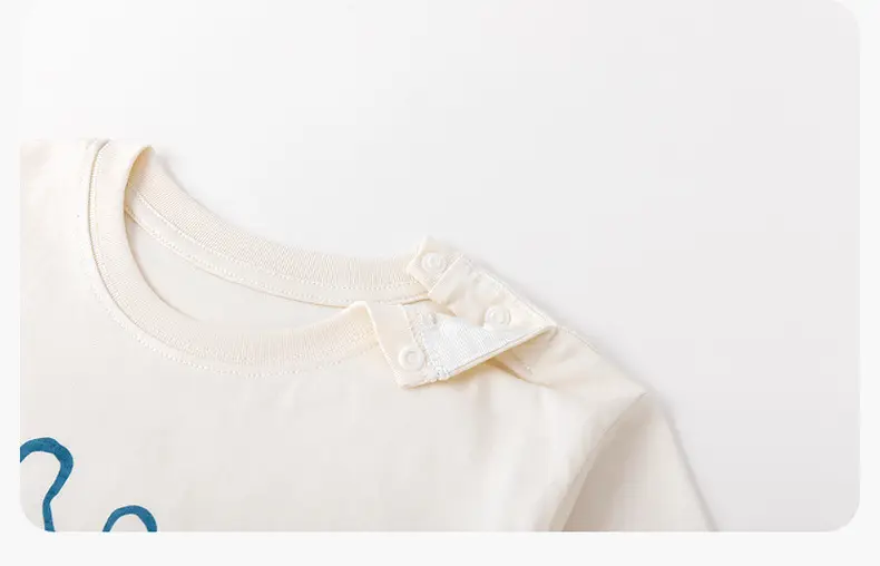 Cotton Antibacterial Boys T-Shirt Autumn Style — feature 17