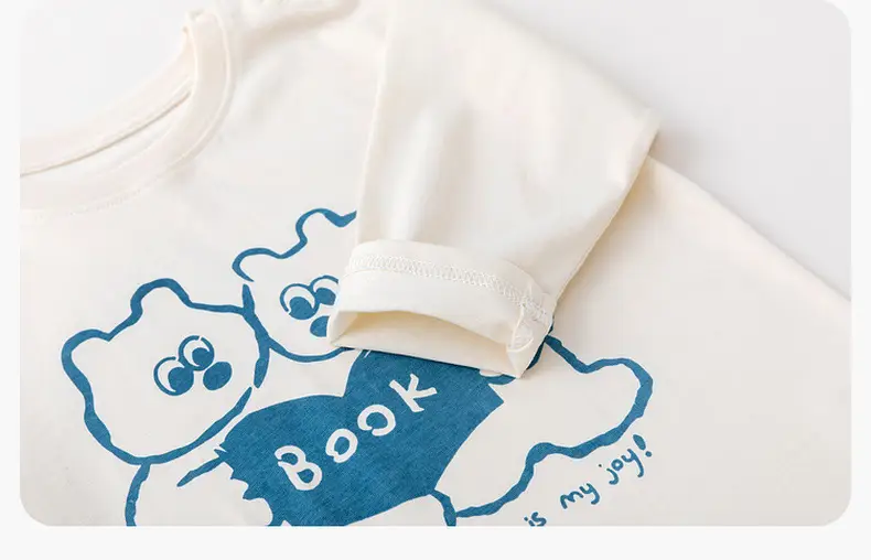 Cotton Antibacterial Boys T-Shirt Autumn Style — feature 19