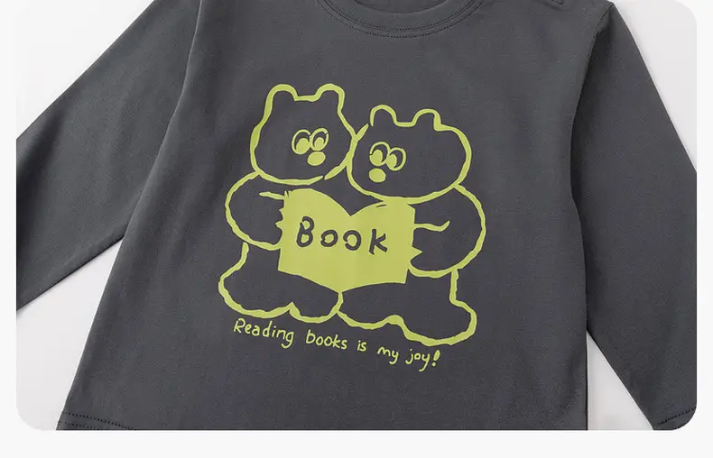 Cotton Antibacterial Boys T-Shirt Autumn Style — feature 25