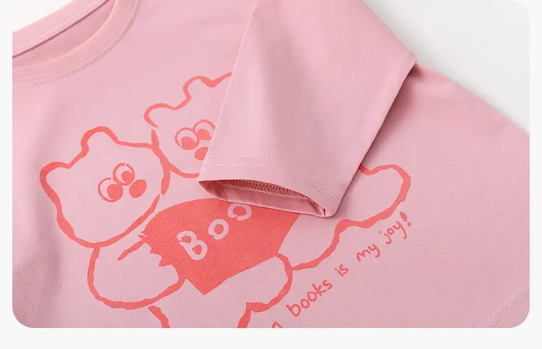 Cotton Antibacterial Boys T-Shirt Autumn Style — feature 27