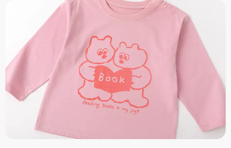 Cotton Antibacterial Boys T-Shirt Autumn Style — feature 29