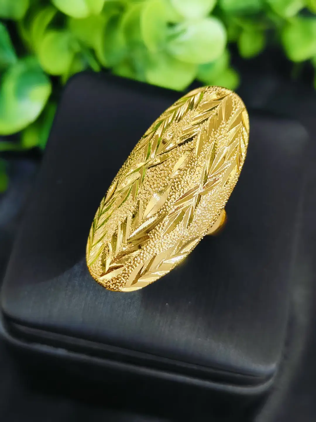 Cross-Border Hot-Selling Exquisite 24K Gold Flower Women's Ring That Does Not Fade Niche Design Middle East Dubai Elegant Wholesale — feature 19