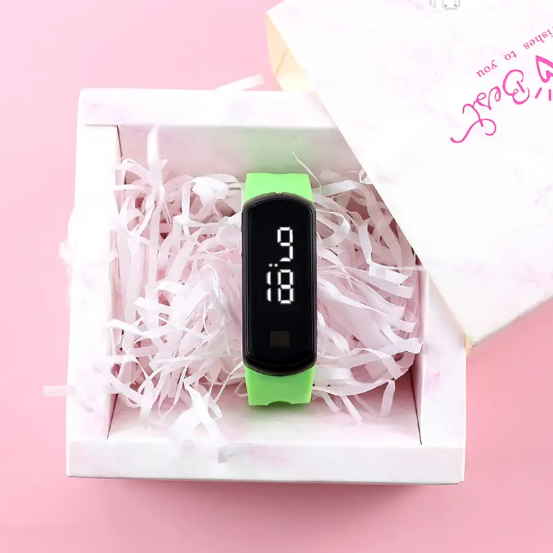Spot Led Digital Watch for Boys Girls Waterproof Touch Bracelet - Image 3