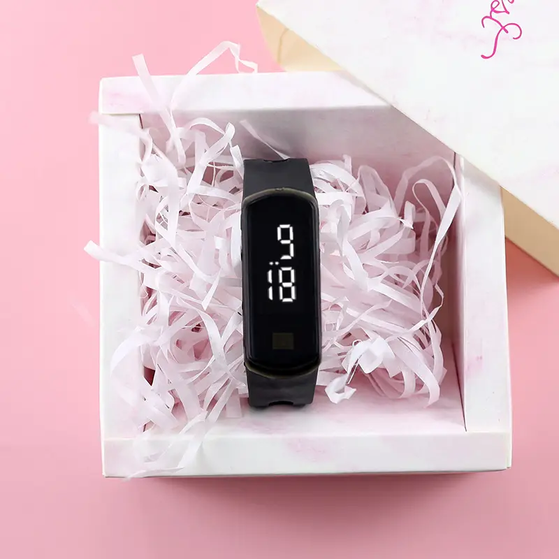 Spot Led Digital Watch for Boys Girls Waterproof Touch Bracelet - Image 4
