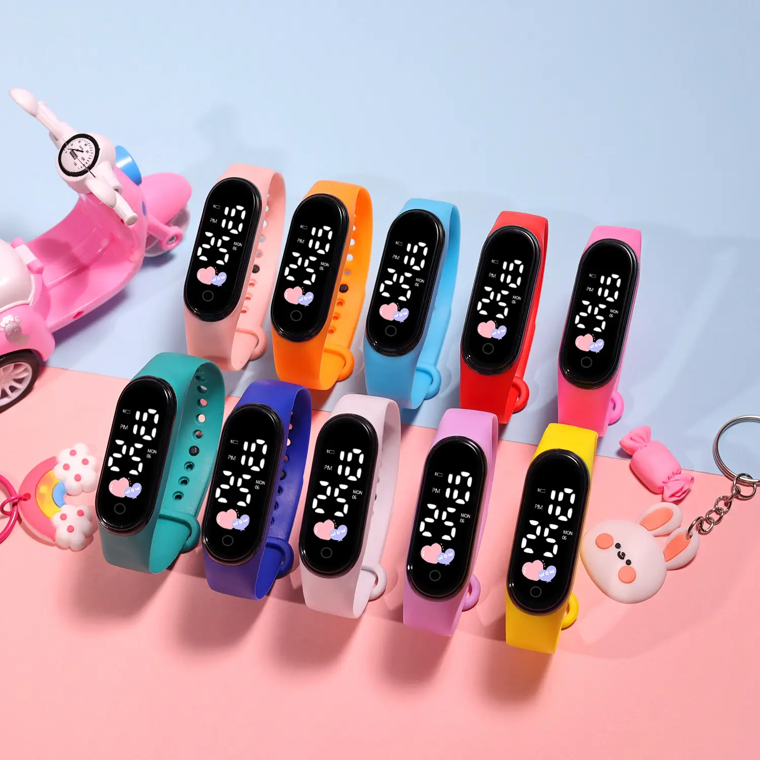 Luminous Heart Watch for Girls with LED Display - Image 15