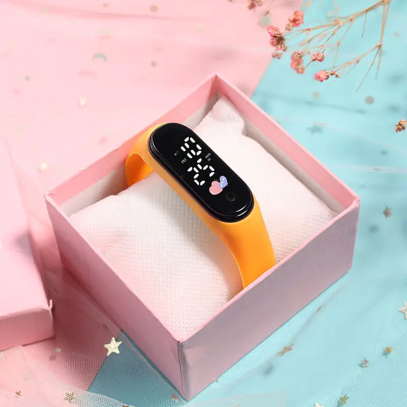 Luminous Heart Watch for Girls with LED Display - Image 2