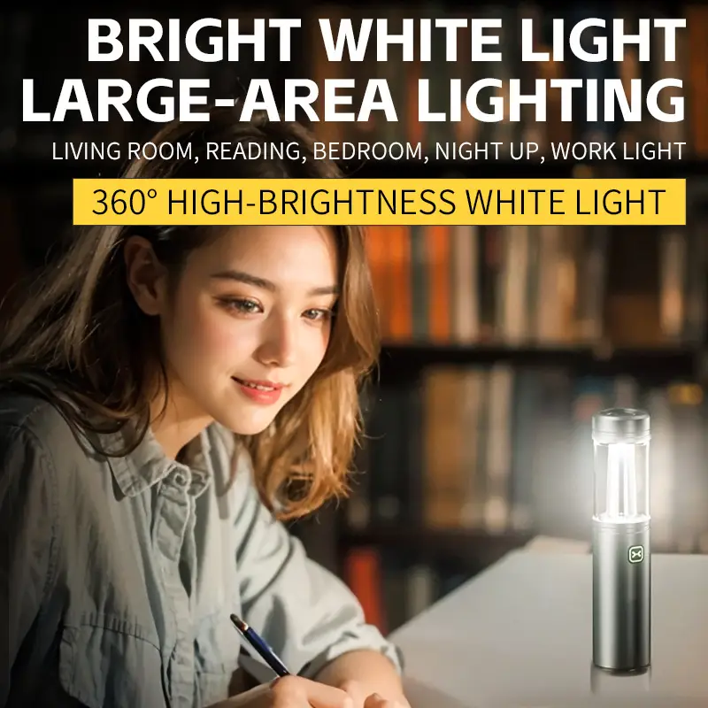 Three-In-One Camping Lamp with Warm Light & 120kg Weight - Image 2