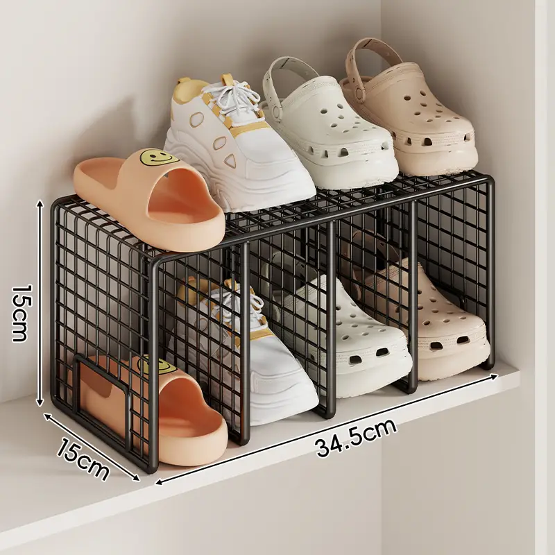 Large Capacity Clear Shoe Rack for Cabinet Space Saving - Image 10
