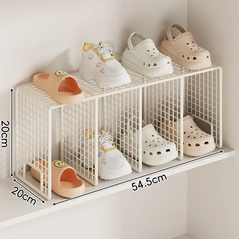 Large Capacity Clear Shoe Rack for Cabinet Space Saving - Image 7