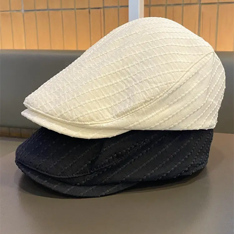 Japanese Striped Beret for Women Spring Summer - Image 5