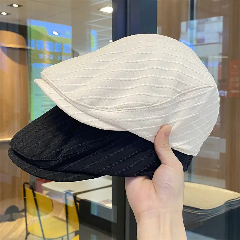 Japanese Striped Beret for Women Spring Summer — feature 1