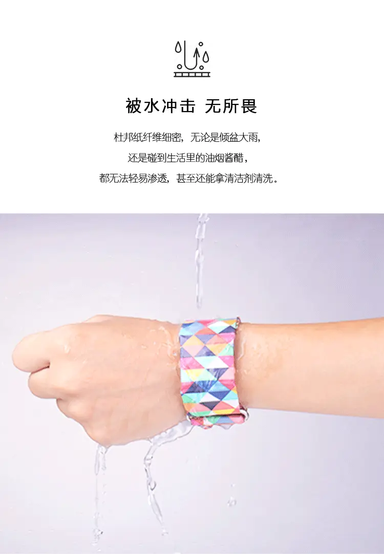 Paper Watch Cover Multi-Color Leaf Print — feature 4