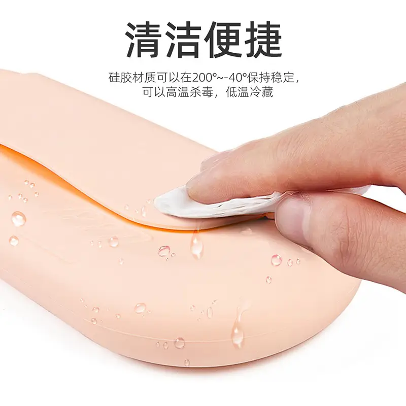 Cross-Border New Makeup Brush Storage Bag Large Capacity Strong Magnetic Suction Multi-Functional Dust-Proof Cleaning Silicone Beauty Bag