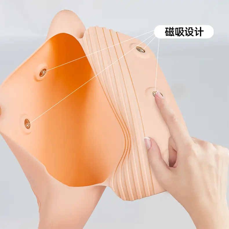 Cross-Border New Makeup Brush Storage Bag Large Capacity Strong Magnetic Suction Multi-Functional Dust-Proof Cleaning Silicone Beauty Bag — feature 10