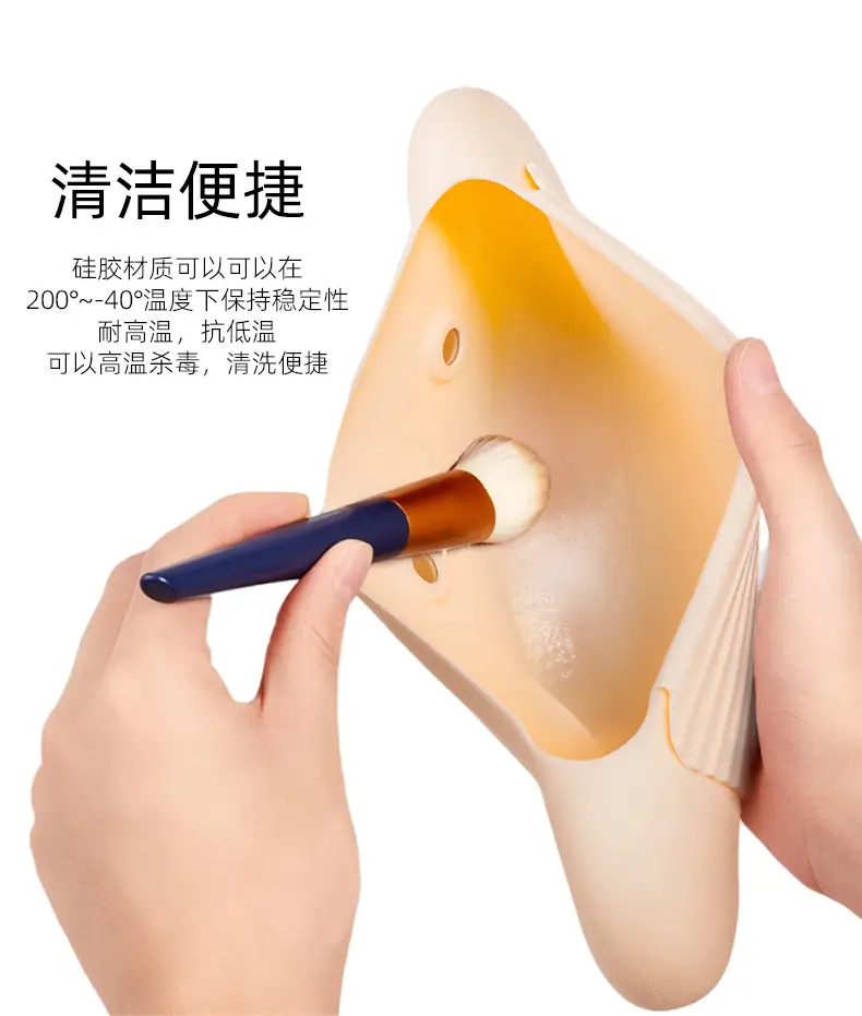 Cross-Border New Makeup Brush Storage Bag Large Capacity Strong Magnetic Suction Multi-Functional Dust-Proof Cleaning Silicone Beauty Bag — feature 11