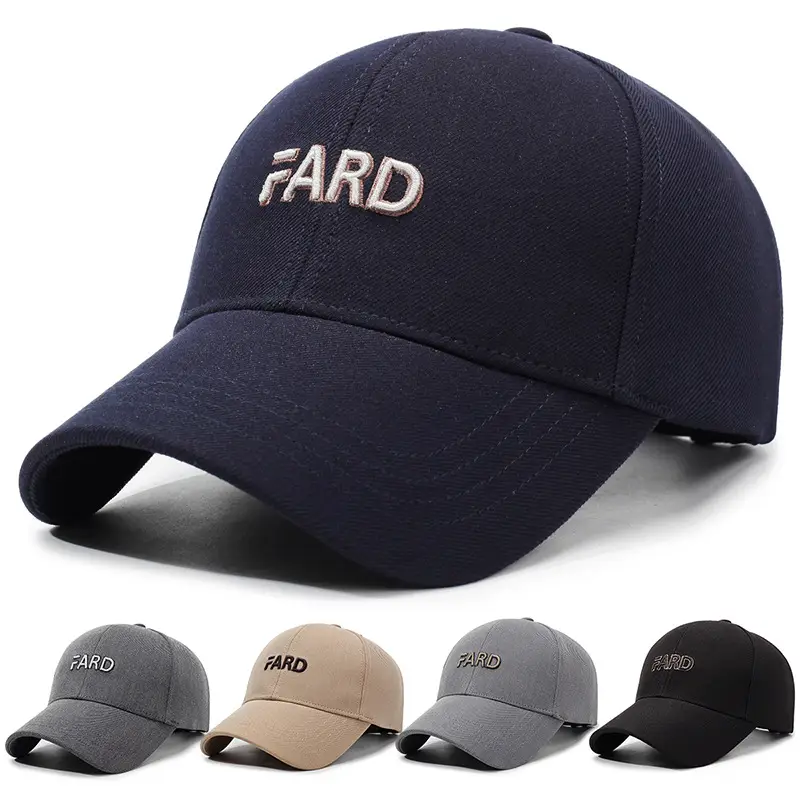Men's Navy Blue Baseball Cap Korean Style - Image 6