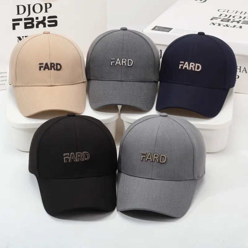 Men's Navy Blue Baseball Cap Korean Style - Image 8