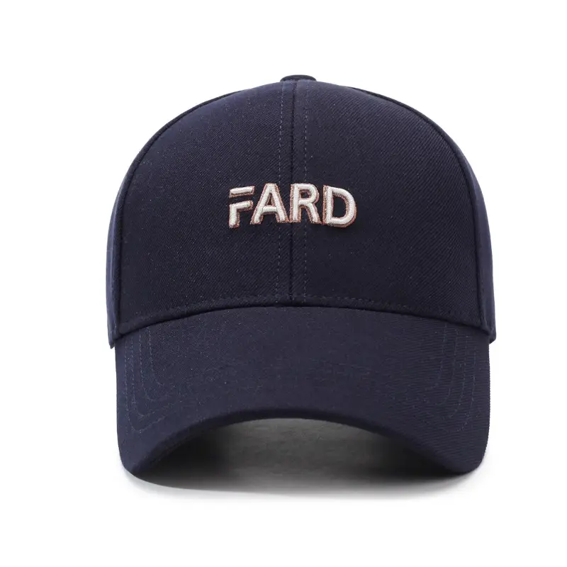 Men's Navy Blue Baseball Cap Korean Style - Image 9