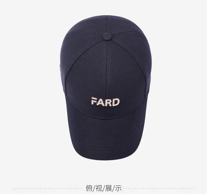 Men's Navy Blue Baseball Cap Korean Style — feature 13