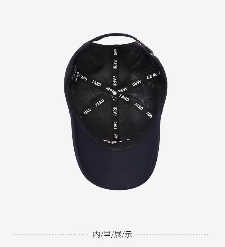 Men's Navy Blue Baseball Cap Korean Style — feature 14