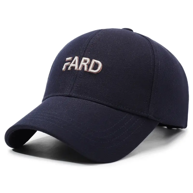 Men's Navy Blue Baseball Cap Korean Style - Image 4