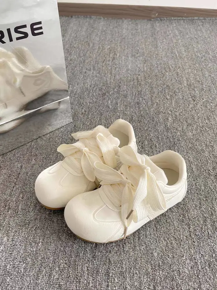 Women's Light Green Bow Casual Sneakers 2025 — feature 9