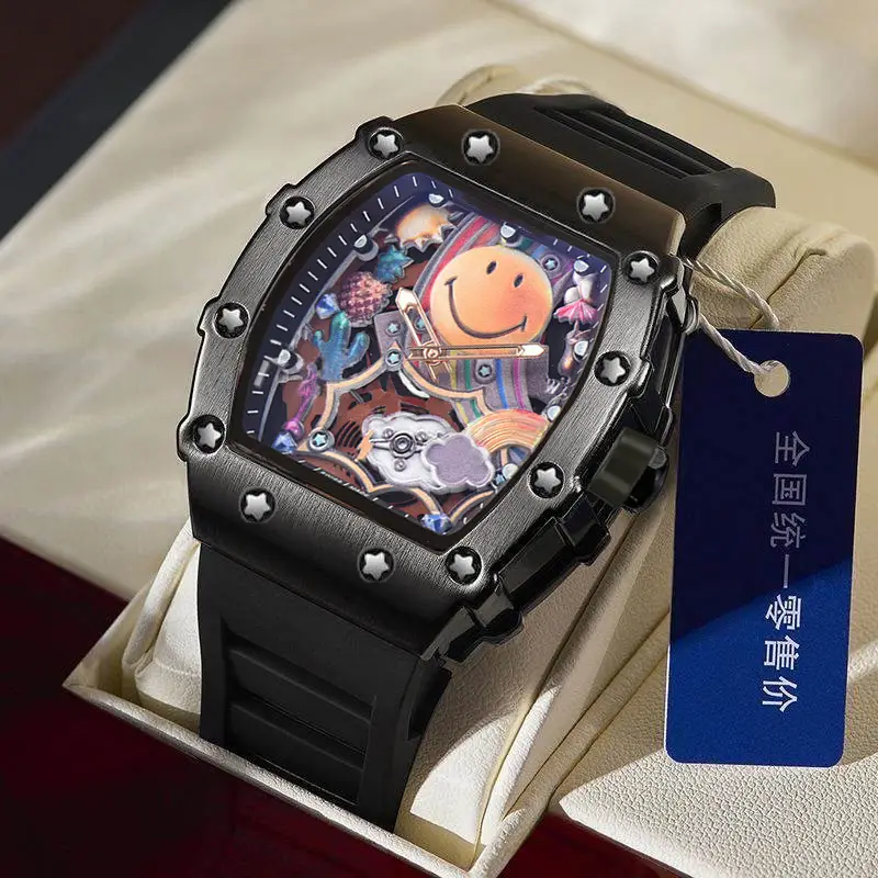 Barrel Shaped Luminous Men's Quartz Watch - Image 6