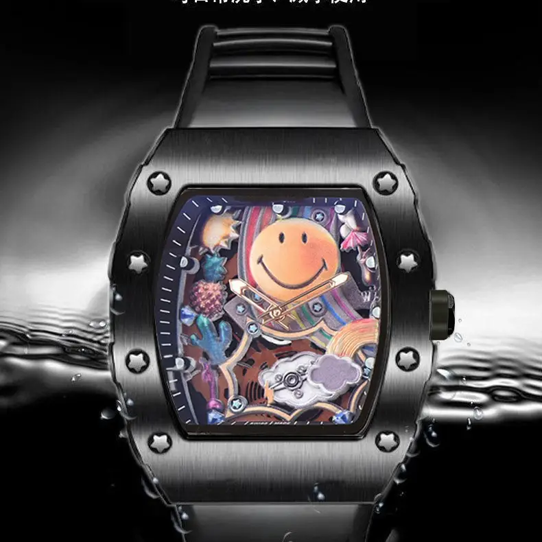 Barrel Shaped Luminous Men's Quartz Watch - Image 9
