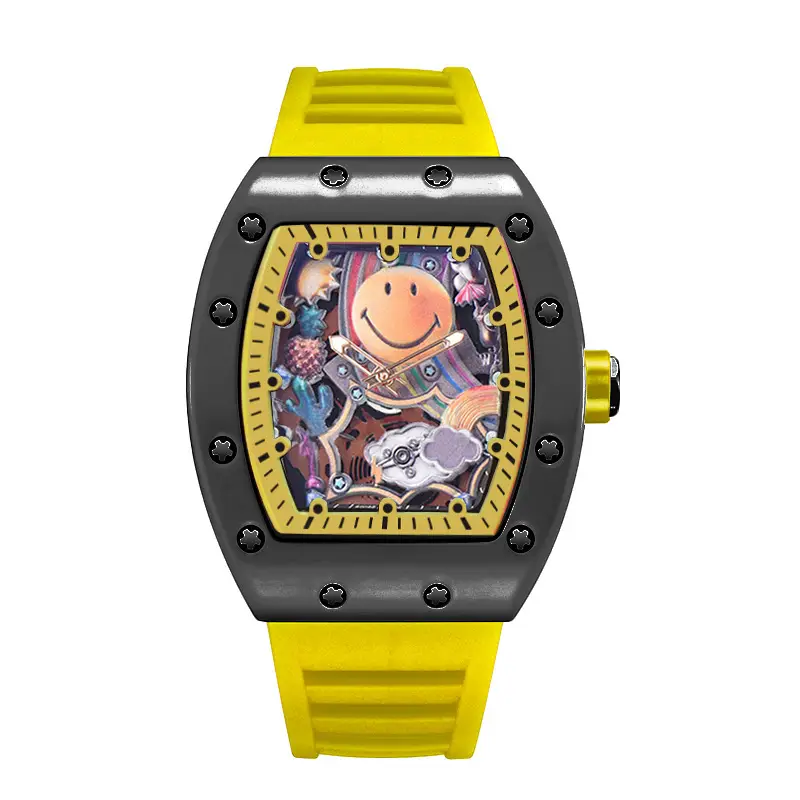 Barrel Shaped Luminous Men's Quartz Watch - Image 3