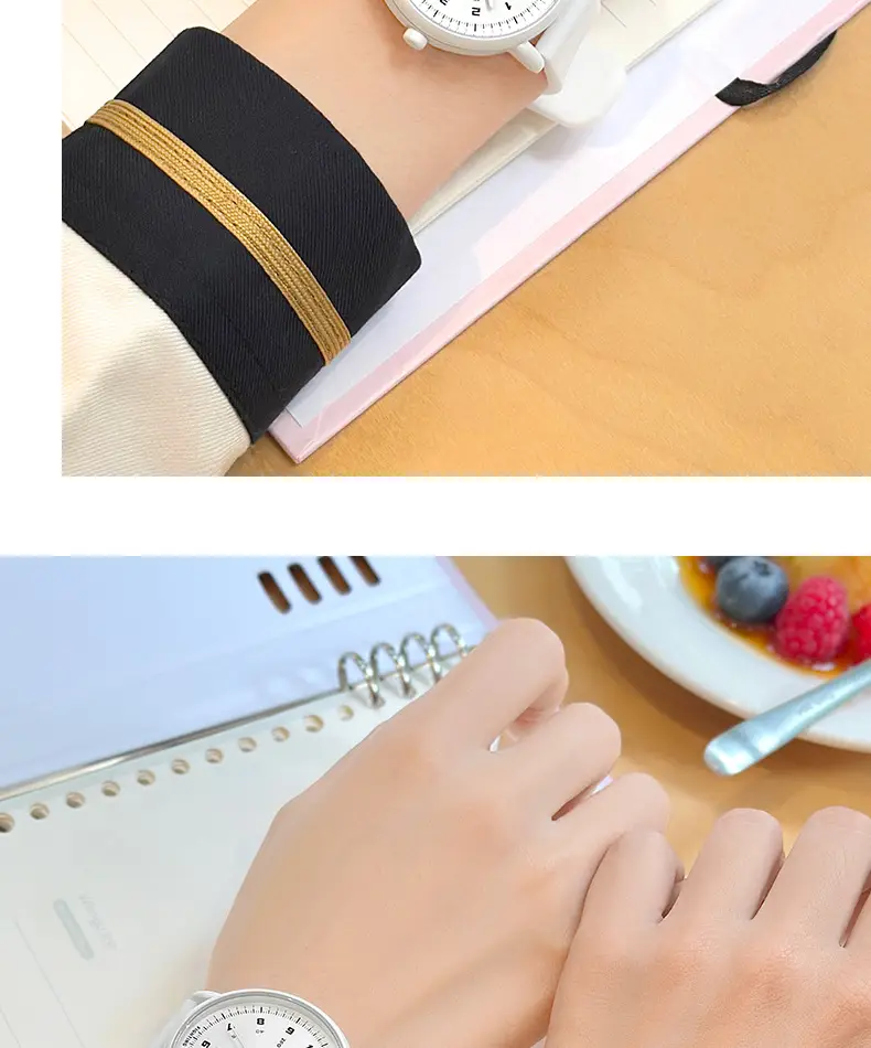 White Silicone Silent Women's Quartz Watch — feature 21