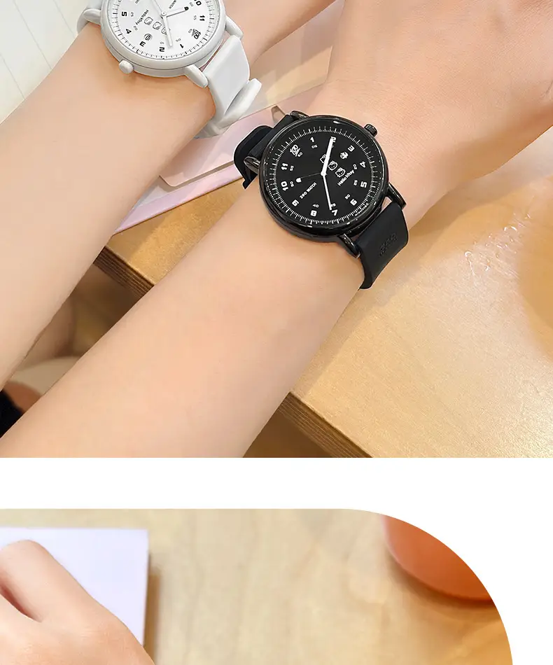 White Silicone Silent Women's Quartz Watch — feature 22