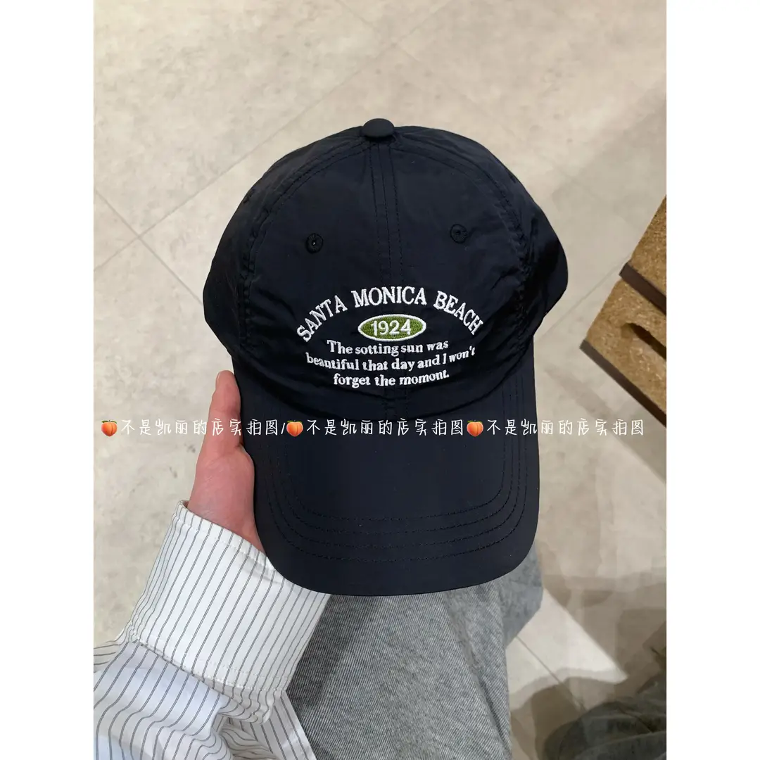Women Summer Pink Letter Cap Large Cap - Image 3